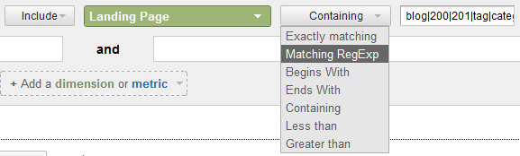 Filter for blog pages Filter for blog pages