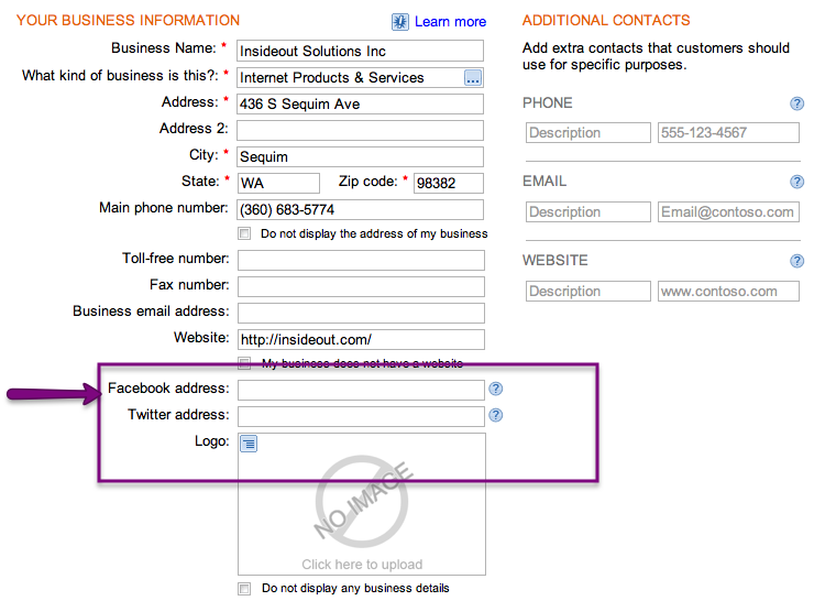 Editing your local business listing using Bing Business Portal Editing your local business listing using Bing Business Portal
