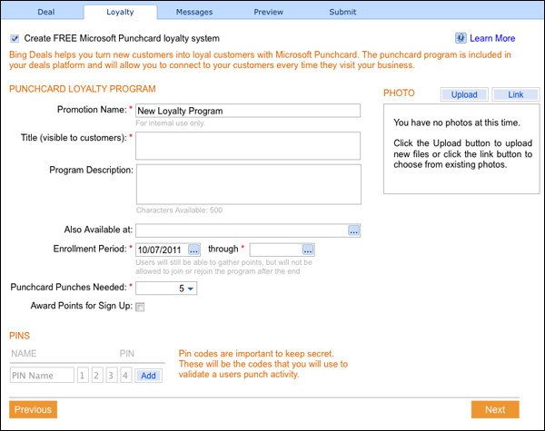 Bing virtual punch cards Bing virtual punch cards