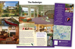 Lookout-point-new-brochure The new version showcases the inn's best qualities and matches the other print pieces.