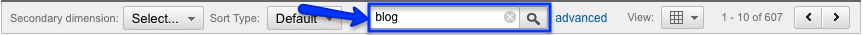 blog search in Google Analytics blog search in Google Analytics