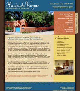 hacienda-vargas2 New site design for Hacienda Vargas in Santa Fe NM