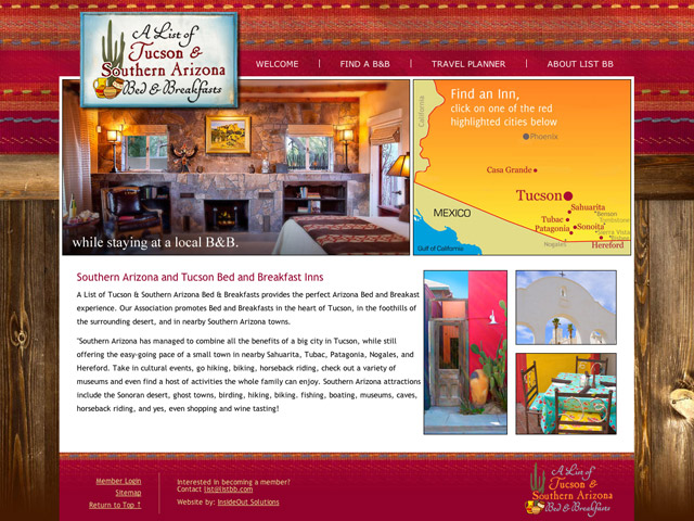 A List of Tucson & Southern Arizona Bed and Breakfasts A List of Tucson & Southern Arizona Bed and Breakfasts