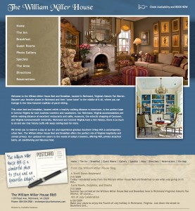 New Site Desgin for the William Miller House